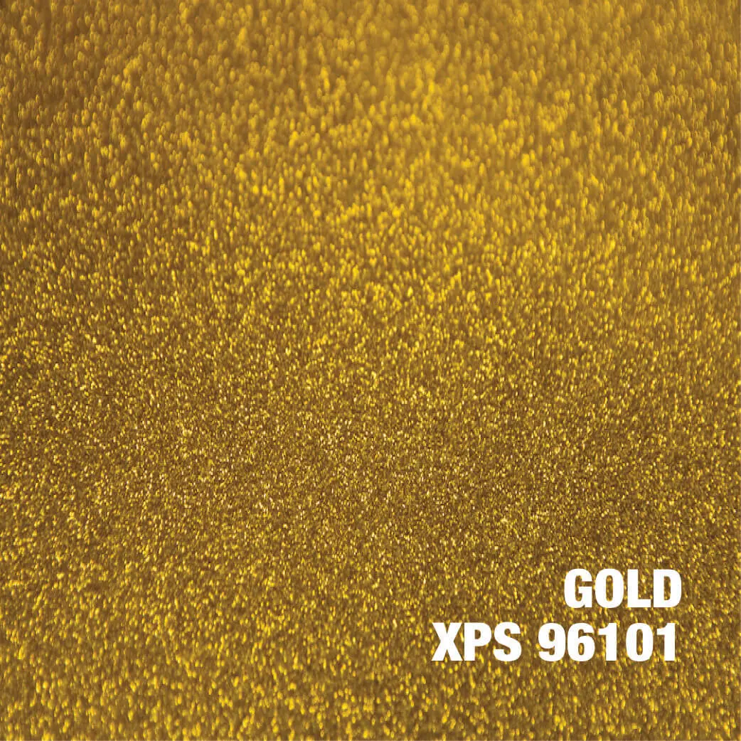 Gold textured surface with XPS 96101 label.