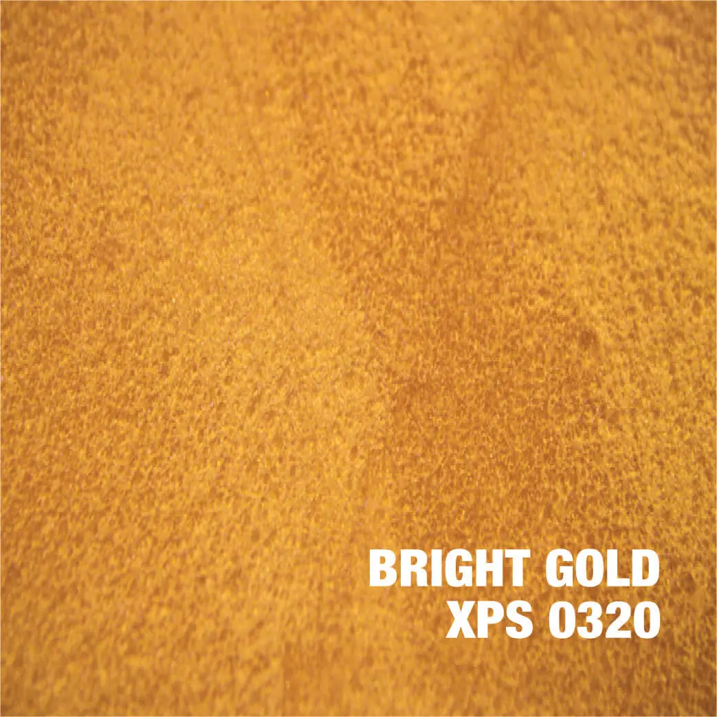 Bright gold textured surface with text.