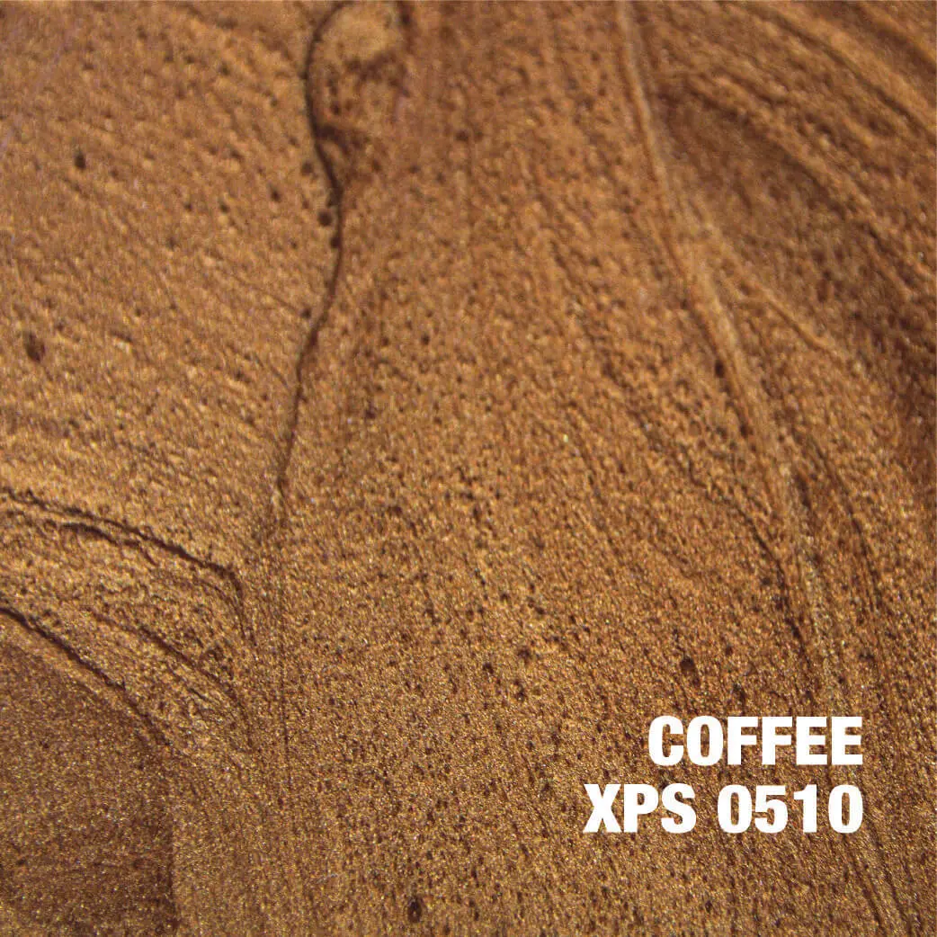 Brown textured surface labeled "COFFEE XPS 0510".